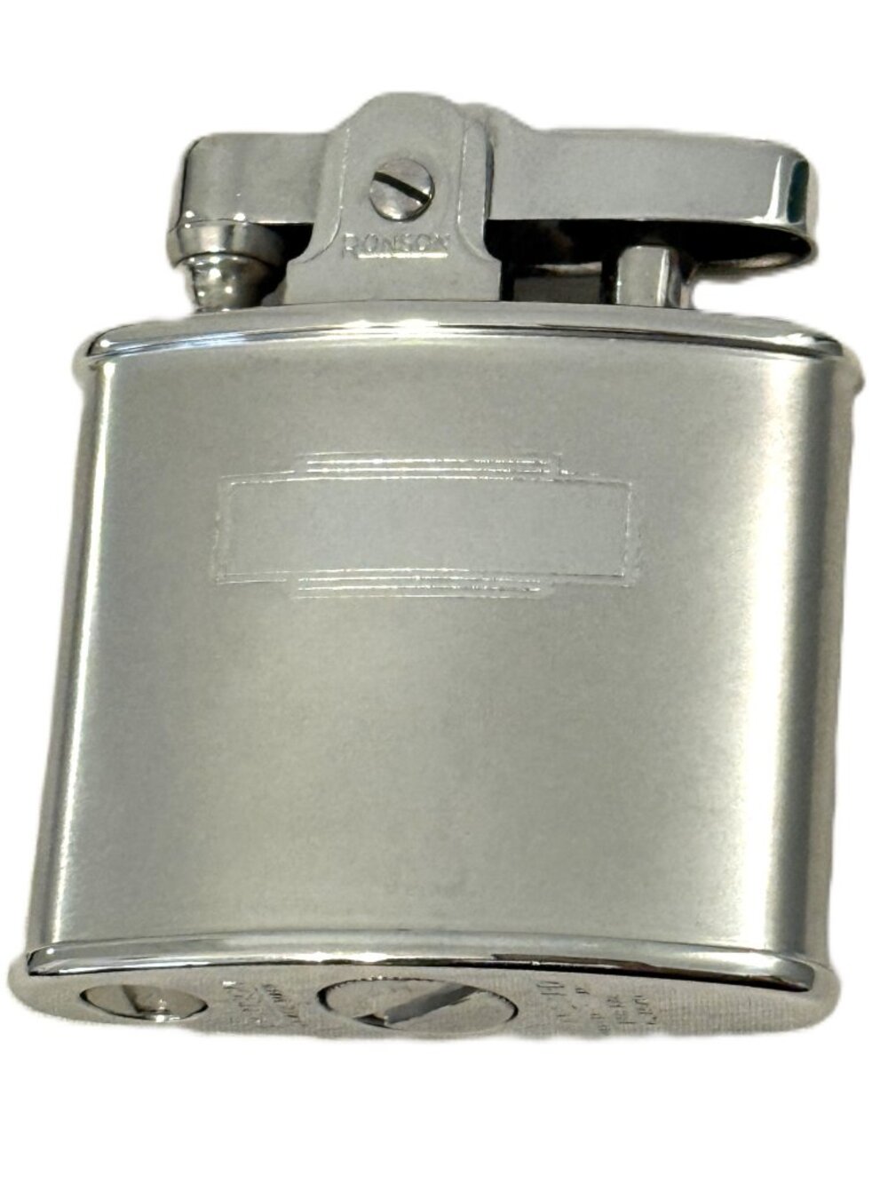 Ronson Standard Chromium Butler S21 Lighter New in Box Paperwork Brush Vintage - Picture 3 of 11